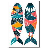 Painting by Numbers Art 2 Colorful Fish Head to Tail